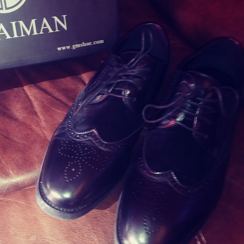 Mens two tone oxford dress shoes